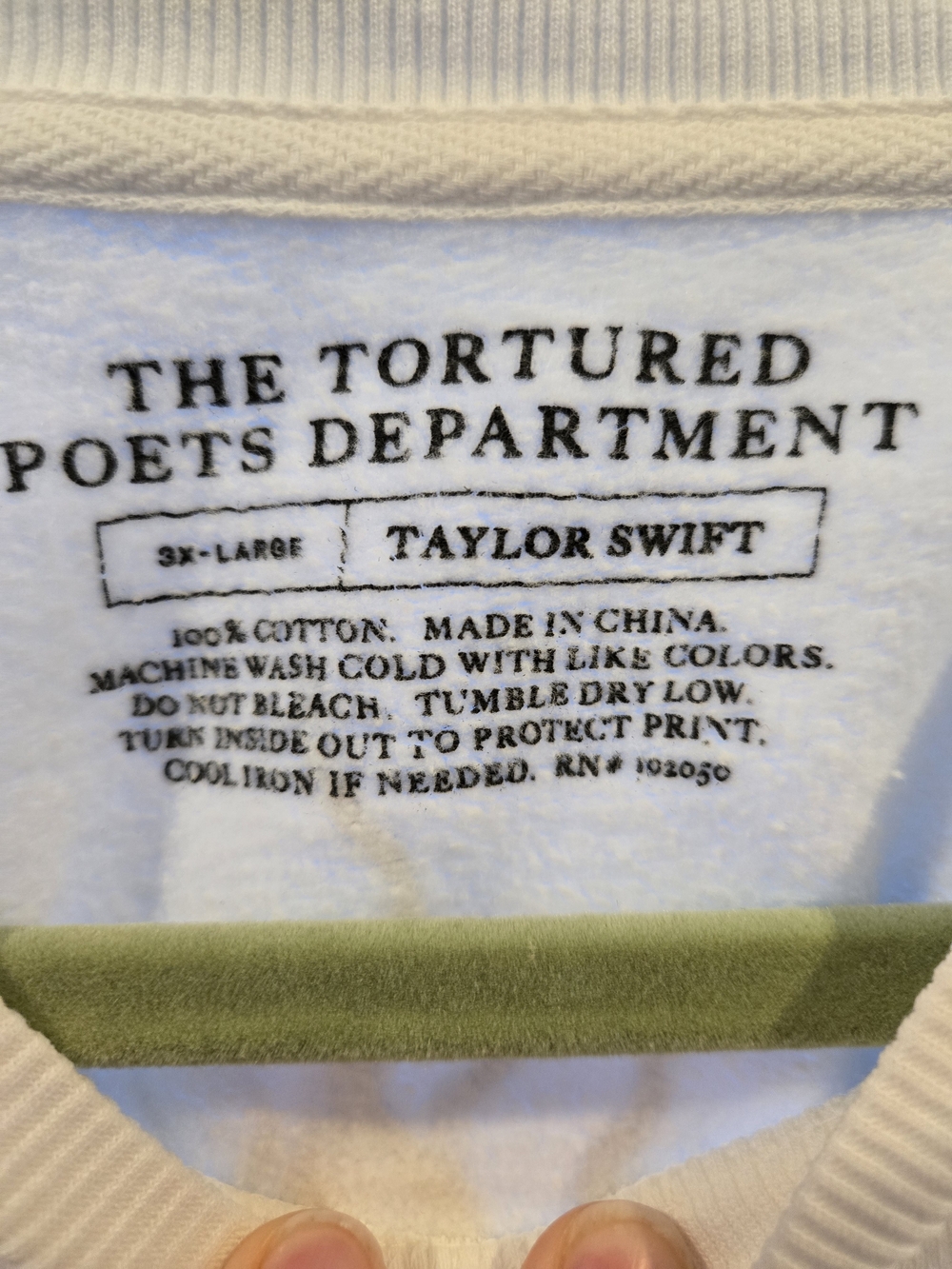 The Tortured Poets Department Graphic Sweatshirt 3XL XXXL Taylor Swift Unisex - Picture 8 of 8